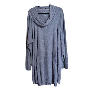 Torrid Hacci Cowl Neck Tunic Sweater Womens 6X Warmed Stone Super Soft Plush